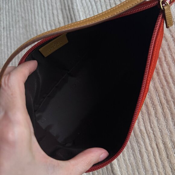 Rare GUCCI Suede Boat Bag - Picture 3 of 9